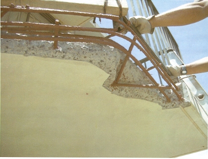 SCB&R repaired the rebar and concrete and <br>coated the lanai with epoxy to prevent the problem from recurring.